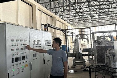 PET recycling na granulation line rutere na Uzbekistan