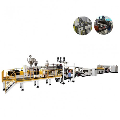 PP/PE Igwe ihe nchụpụ fotovoltaic cell backsheet extrusion igwe