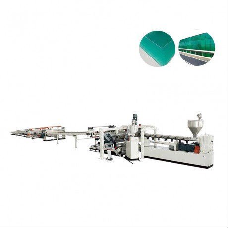 PC Solid/Corrugated mpempe akwụkwọ extrusion Line