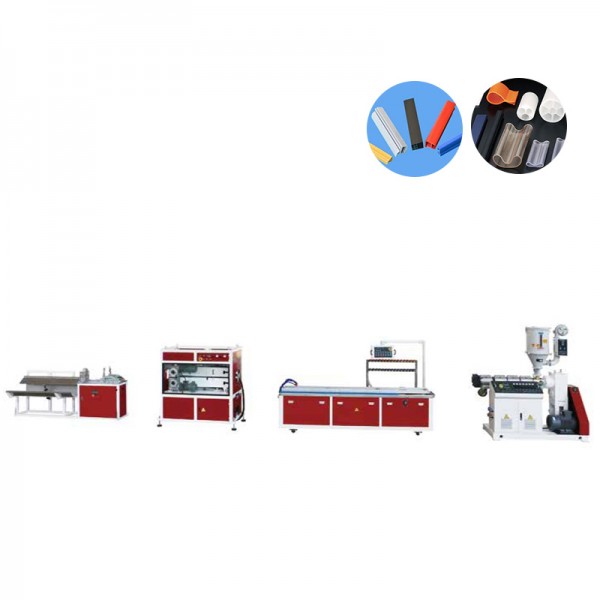 JWELL PVC PP PE PC ABS Obere Profaịlụ Extrusion Line